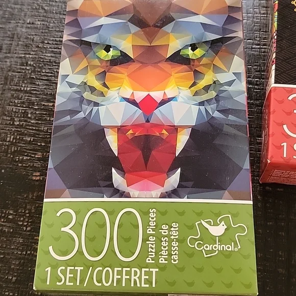 Cardinal puzzles x 3 Dog, Dia de los muertos, tiger - Picture 2 of 8